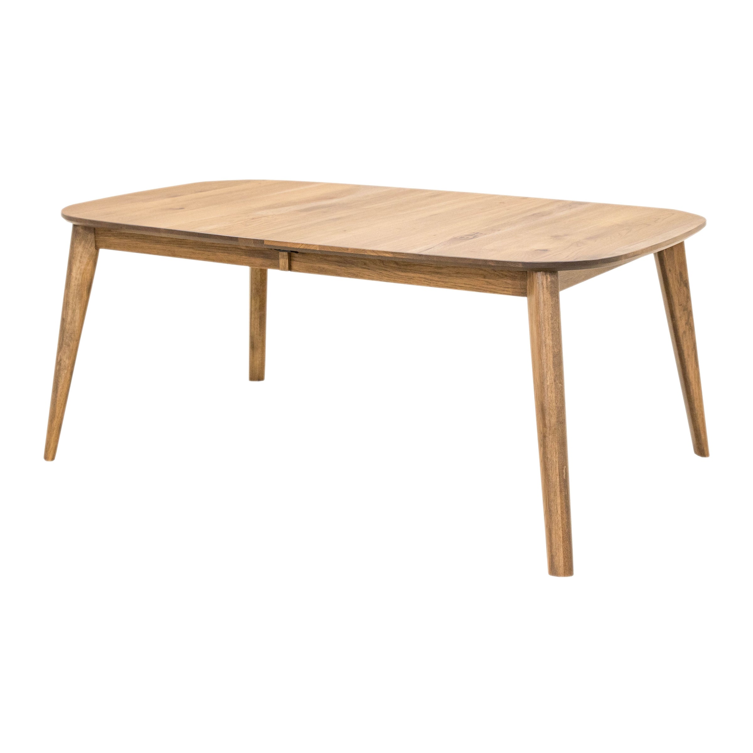Aster Mid Century Hickory Wood Extending Dining Table | WB