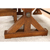Alice Trestle Quarter Sawn White Oak Wood Dining Table | GB