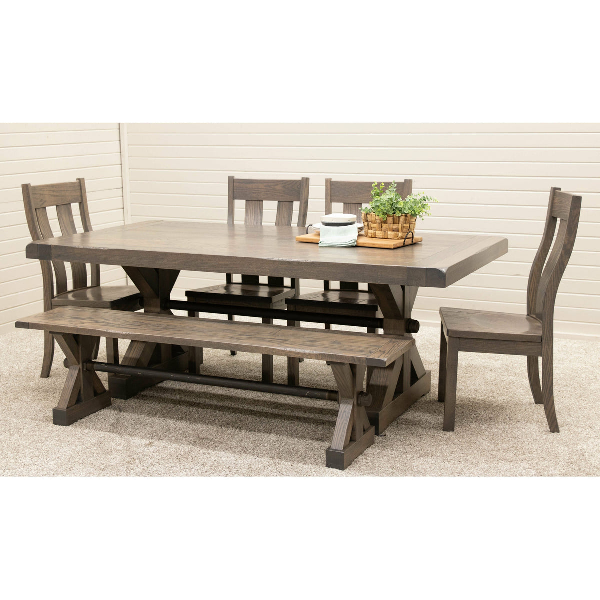 Alice Oak Wood Dining Bench | AS