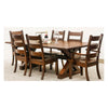 Alice Trestle Quarter Sawn White Oak Wood Dining Table | GB