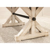 Alice Trestle White & Wood Dining Table | M-CS&RQSWO-CO