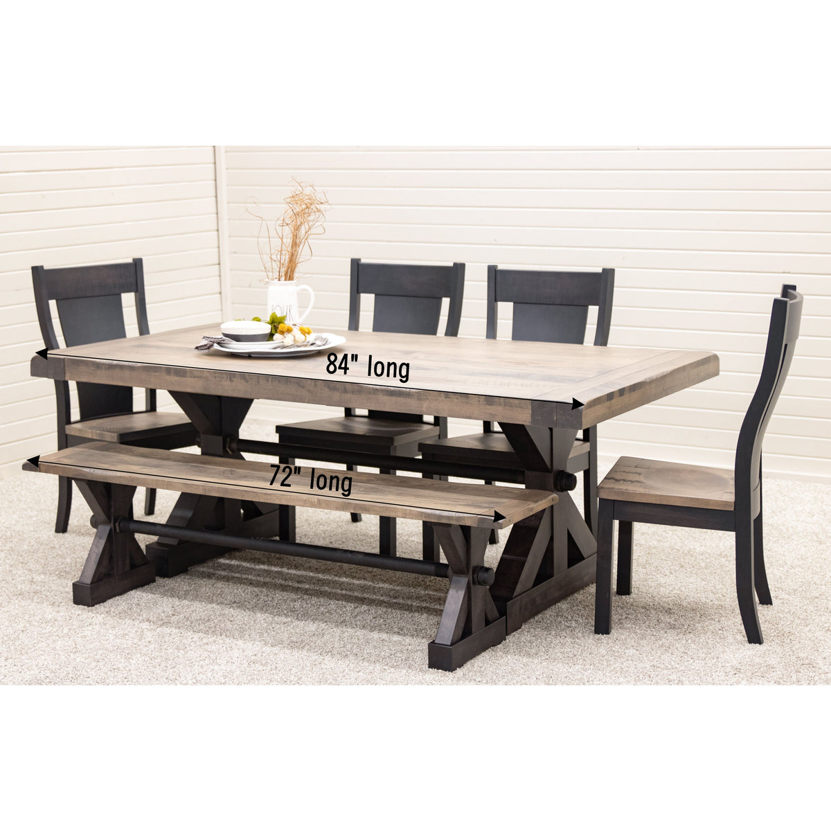 Jordan Black & Wood Side Dining Chair | M-DK&SP