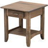 Augusta Maple Wood Large Square Open End Table | SP