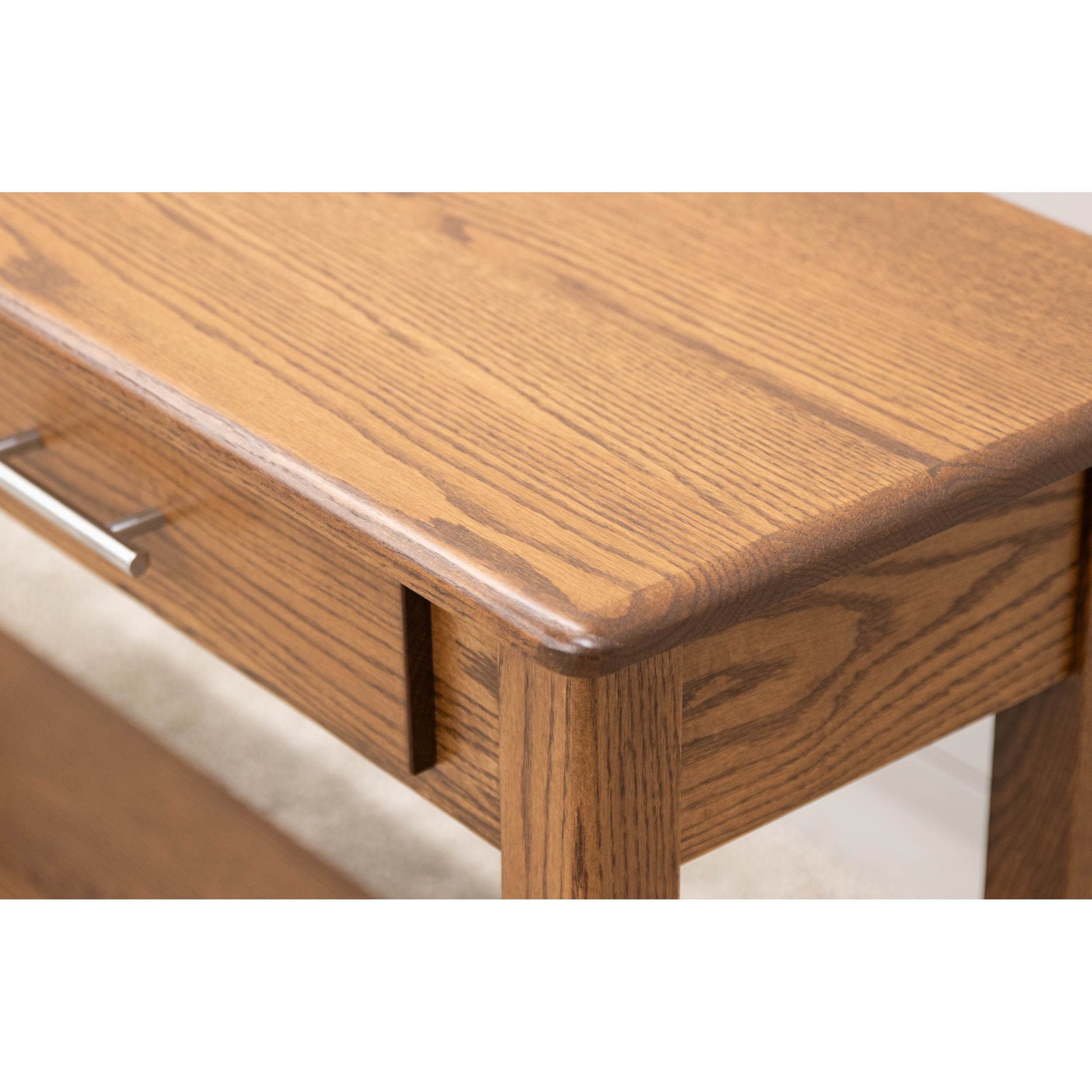 Augusta Oak Wood Open Sofa Table | HC