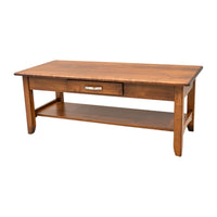 Augusta Maple Wood Rectangle Open Coffee Table | BOS
