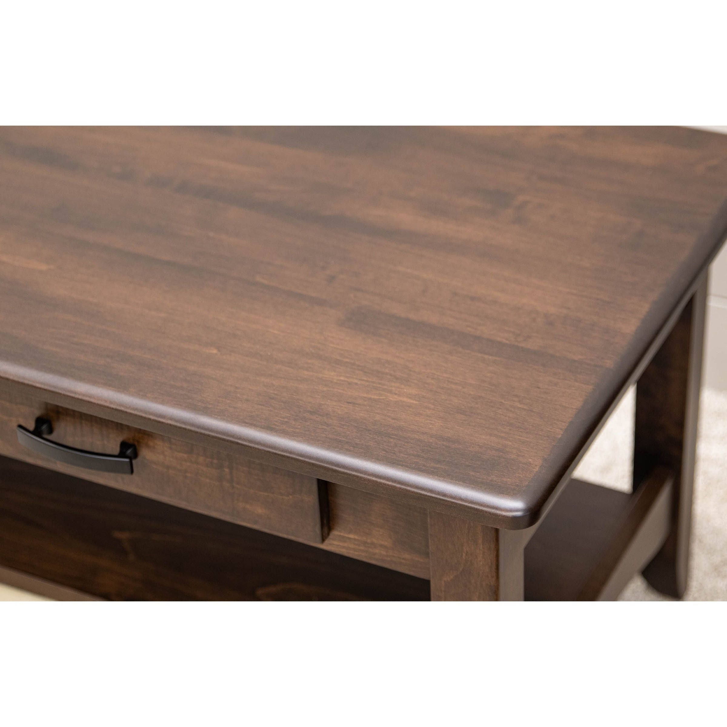 Augusta Maple Wood Rectangle Open Coffee Table | BV