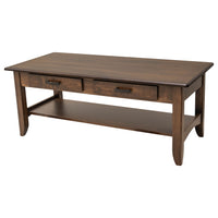 Augusta Maple Wood Rectangle Open Coffee Table | BV