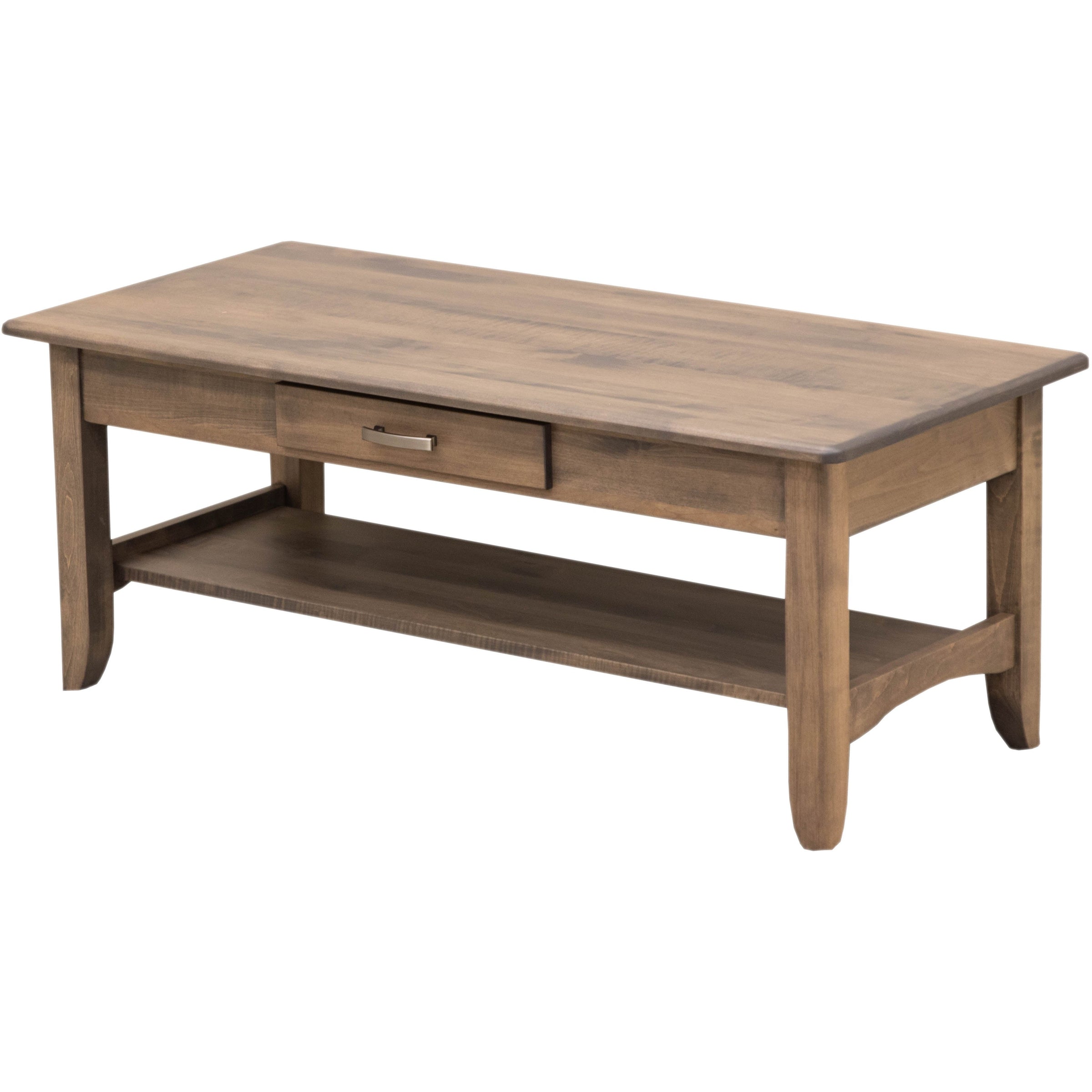 Augusta Maple Wood Rectangle Open Coffee Table | SP