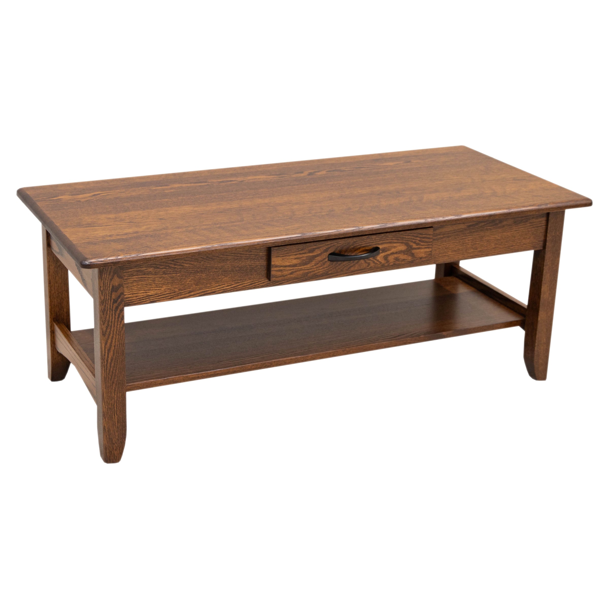 Augusta Oak Wood Rectangle Open Coffee Table | ASB