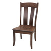 Augusta Rustic Quarter Sawn White Oak Wood Side Dining Chair | BV