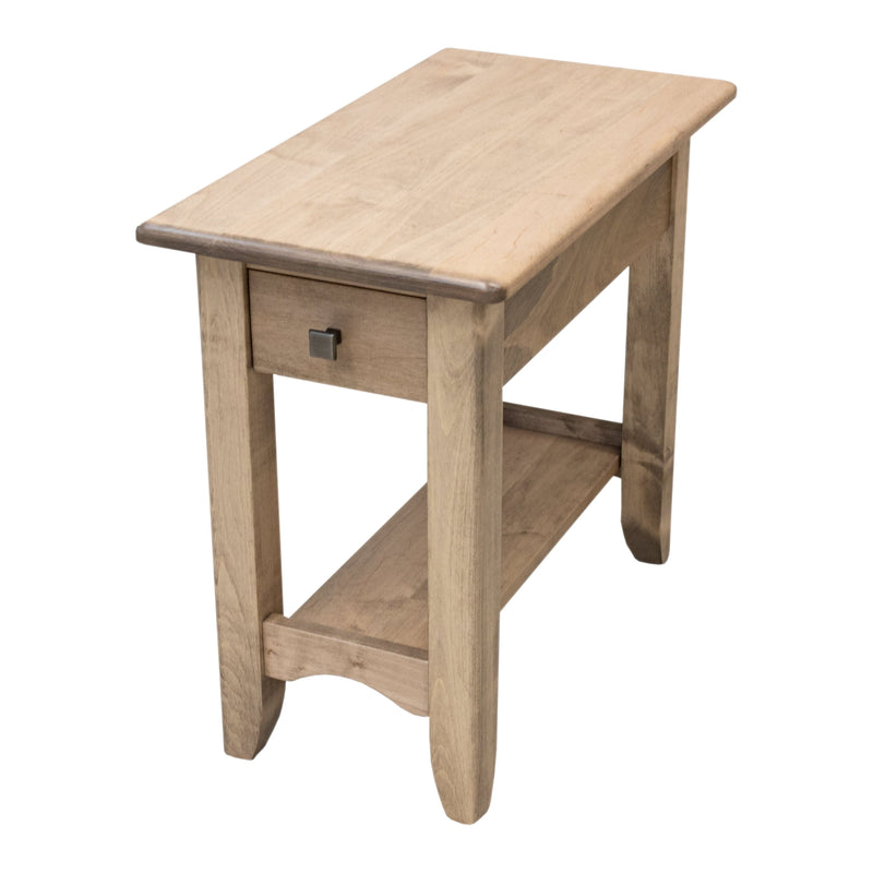 Augusta Maple Wood Small Rectangle Open End Table | DS