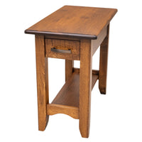Augusta Maple Wood Small Rectangle Open End Table | BOS