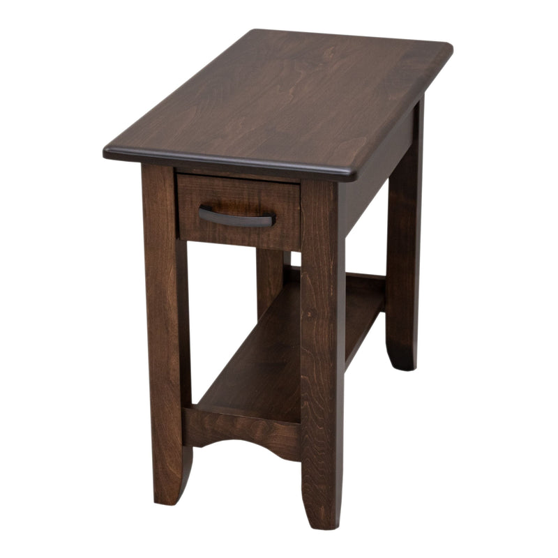 Augusta Maple Wood Small Rectangle Open End Table | BV