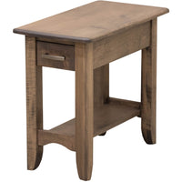 Augusta Maple Wood Small Rectangle Open End Table | SP
