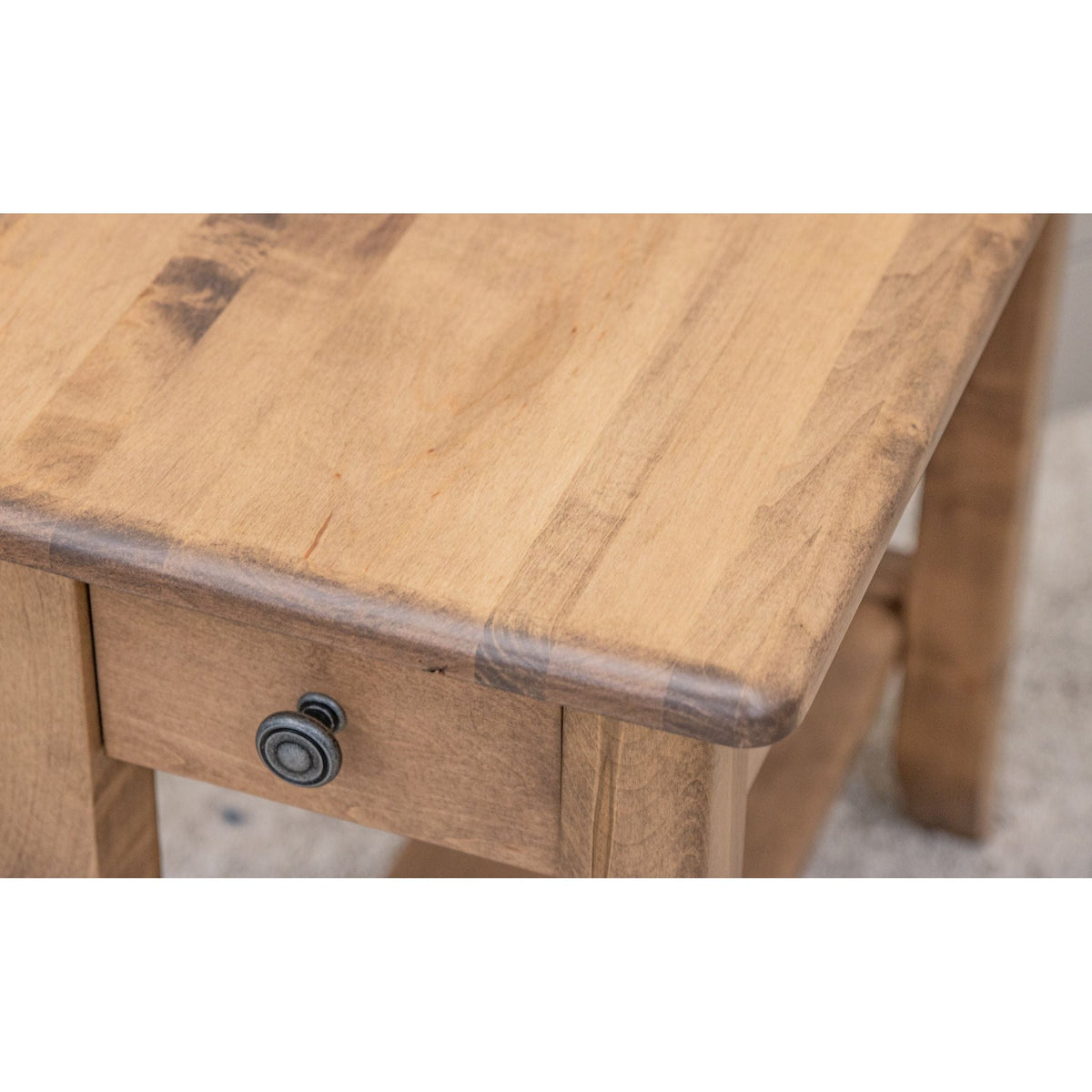 Augusta Maple Wood Small Rectangle Open End Table | WB