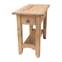 Augusta Maple Wood Small Rectangle Open End Table | WB
