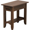 Augusta Walnut Wood Small Rectangle Open End Table | CO