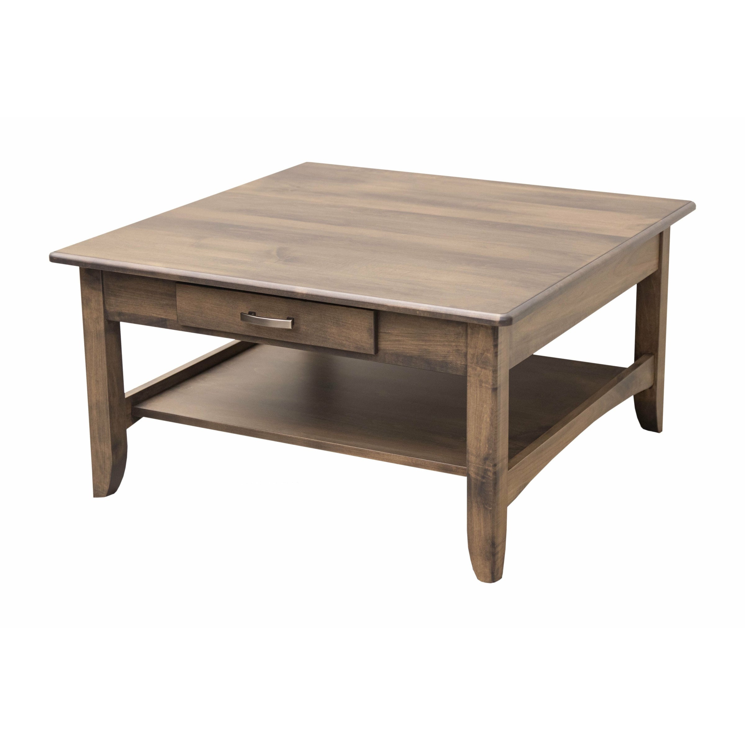 Augusta Maple Wood Square Open Coffee Table | SP