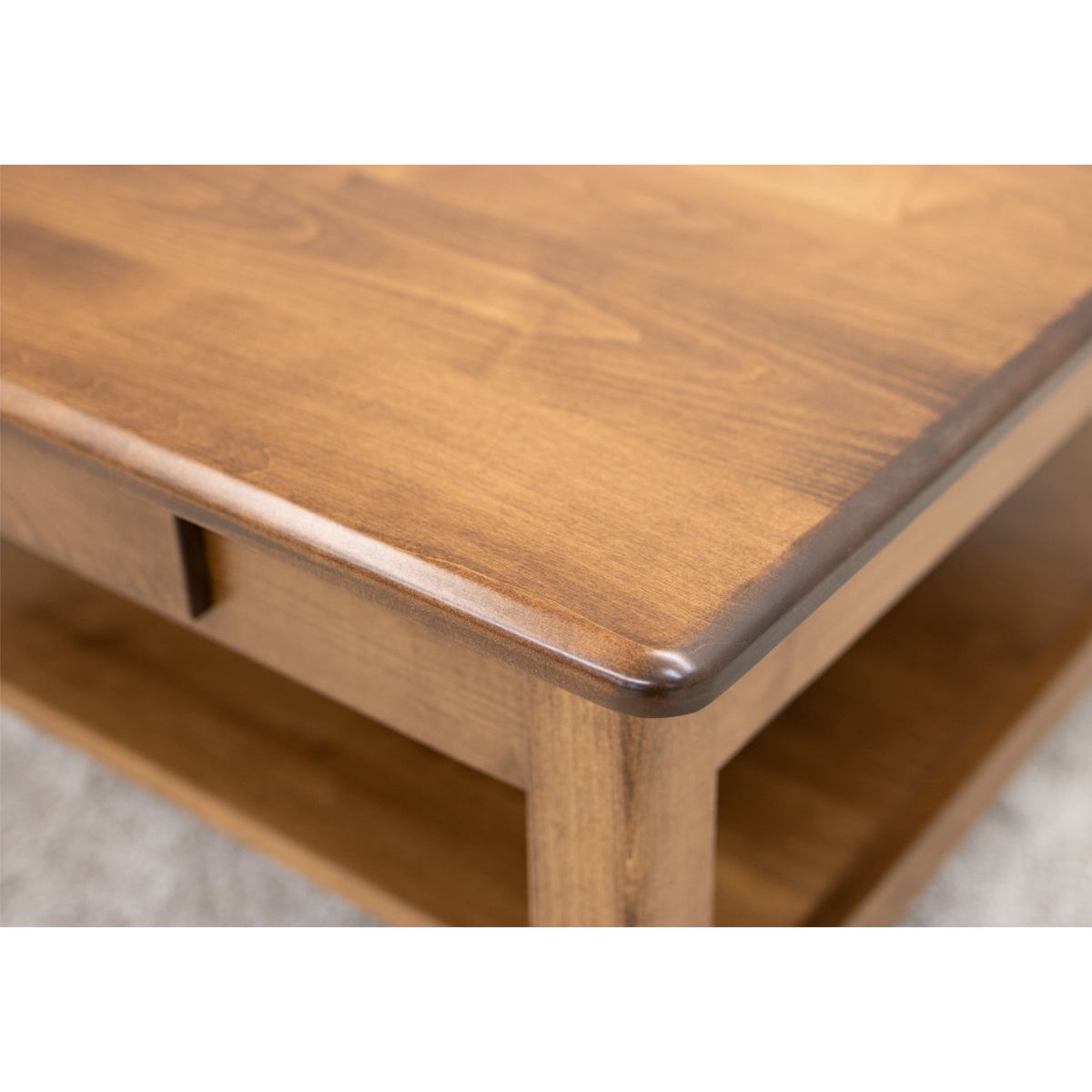 Augusta Maple Wood Square Open Coffee Table | HC