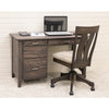 Kirtland Maple Wood Office Chair with Faux Leather Seat | DK