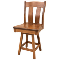 Augusta Maple Wood 24" Swivel Bar Stool | BOS