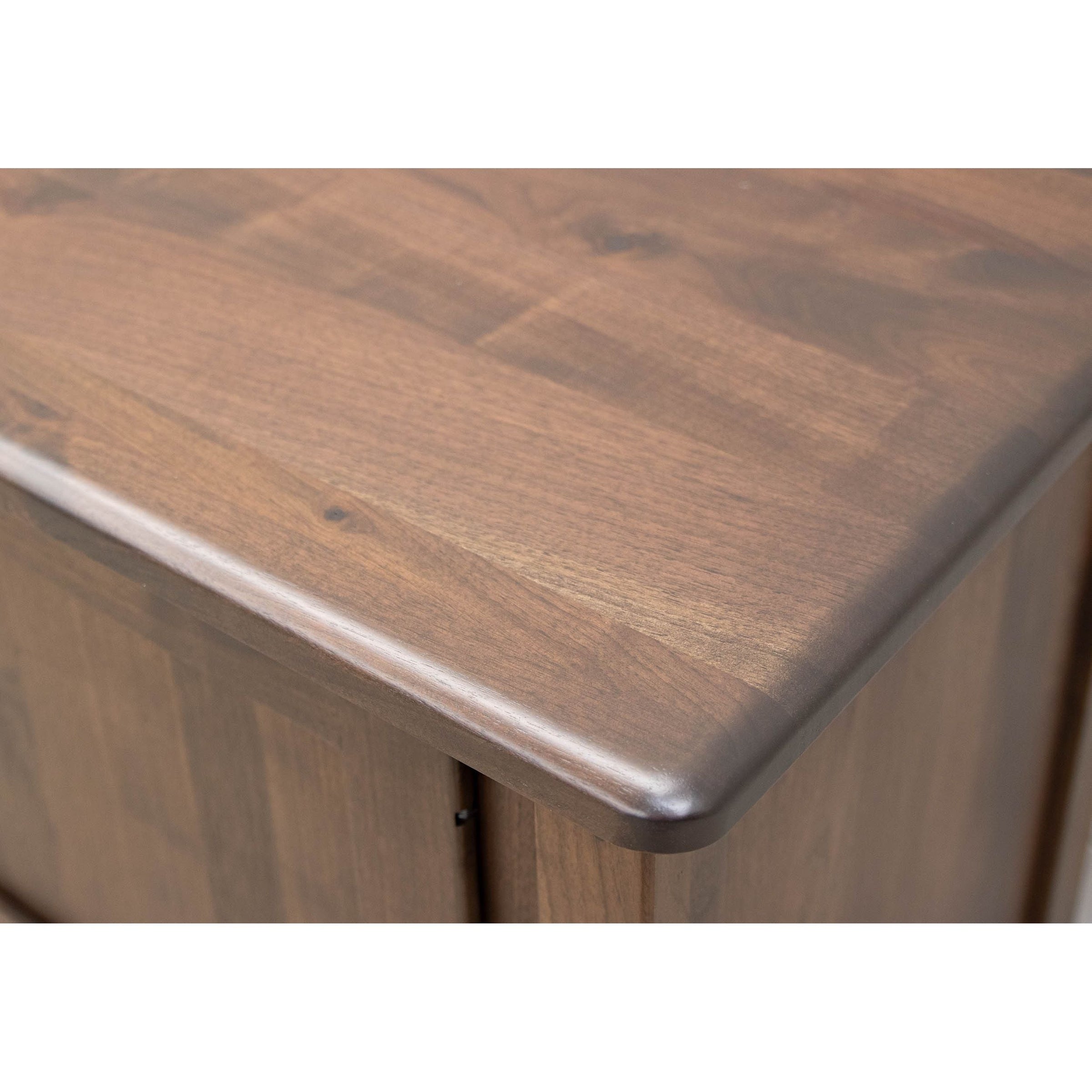 Augusta 60" Walnut Wood TV Console with Wood Doors | CO