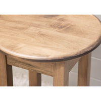 Augusta Maple Wood Round Open End Table | WB