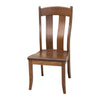 Augusta Rustic Quarter Sawn White Oak Wood Side Dining Chair | ASB