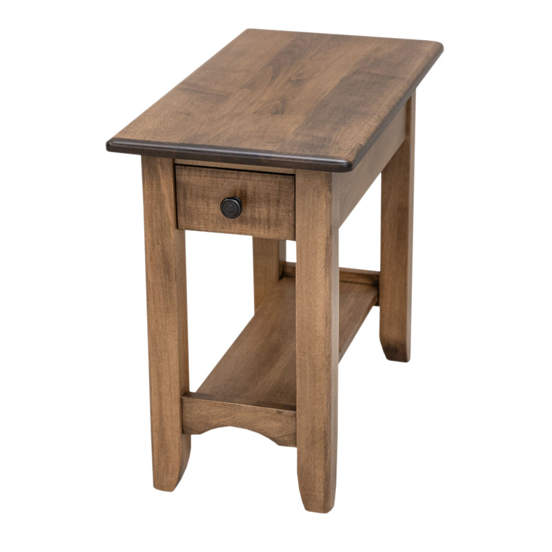 Augusta Maple Wood Small Rectangle Open End Table | CO