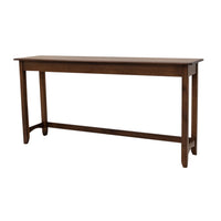 Augusta Hickory Wood Sofa Bar Table | BV