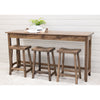 Augusta Maple Wood Sofa Bar Table | CO