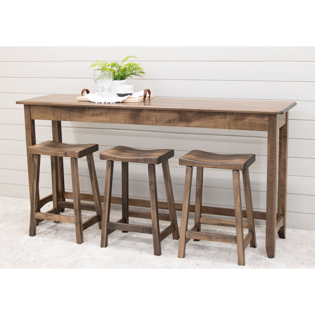 Augusta Maple Wood Sofa Bar Table | CO
