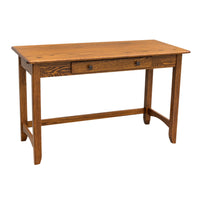 Augusta Oak Wood Writing Desk | MC