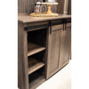 Barn Door Maple Wood Coffee Bar | WB