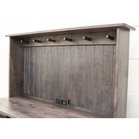Barn Door Hickory Wood Coffee Bar | GS