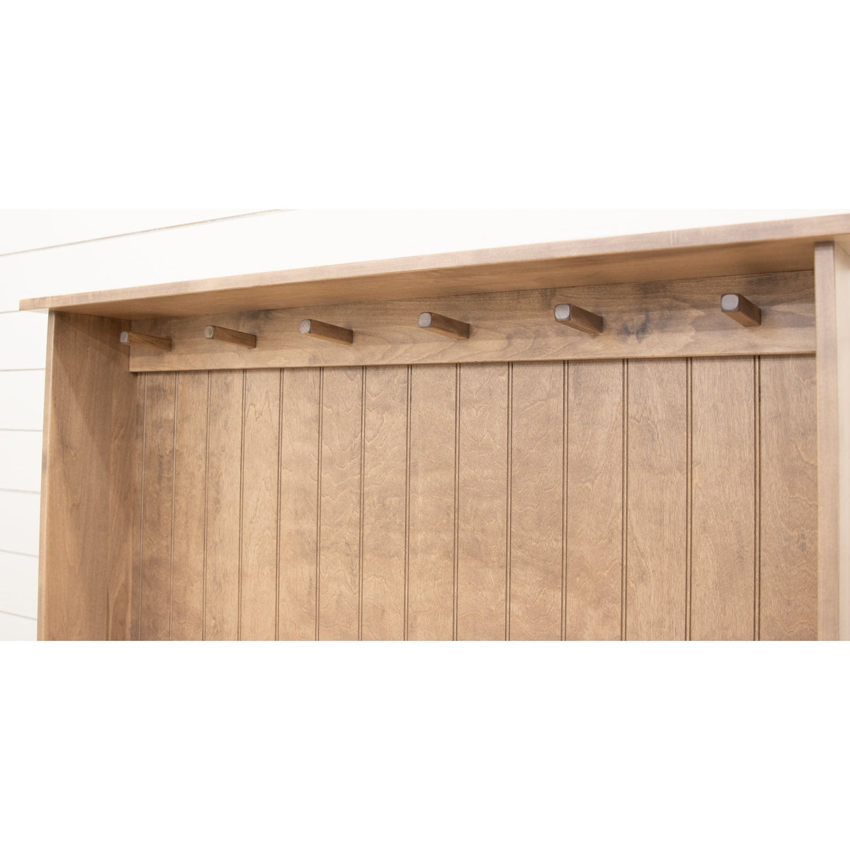 Barn Door Maple Wood Coffee Bar | WB