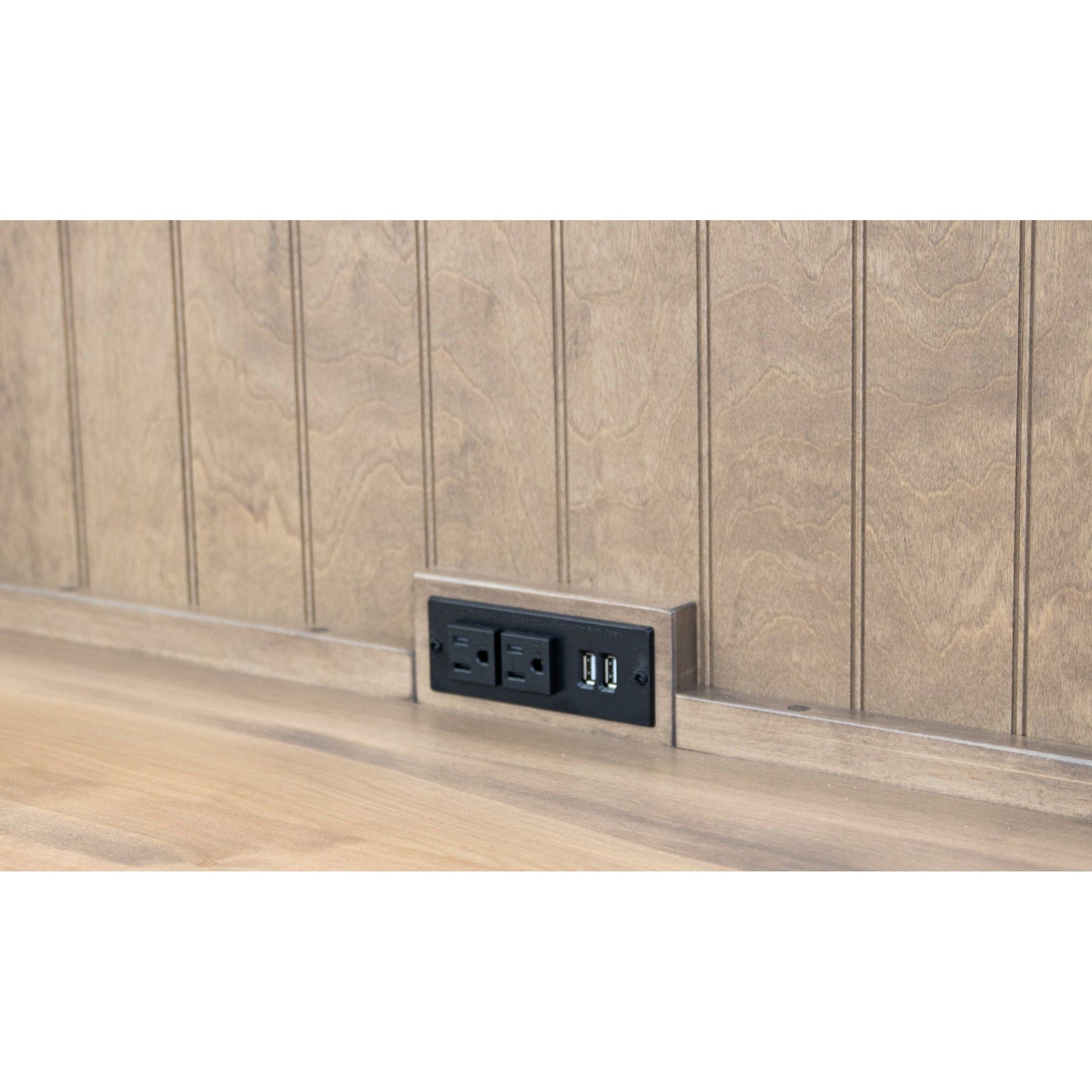 Barn Door Maple Wood Coffee Bar | WB