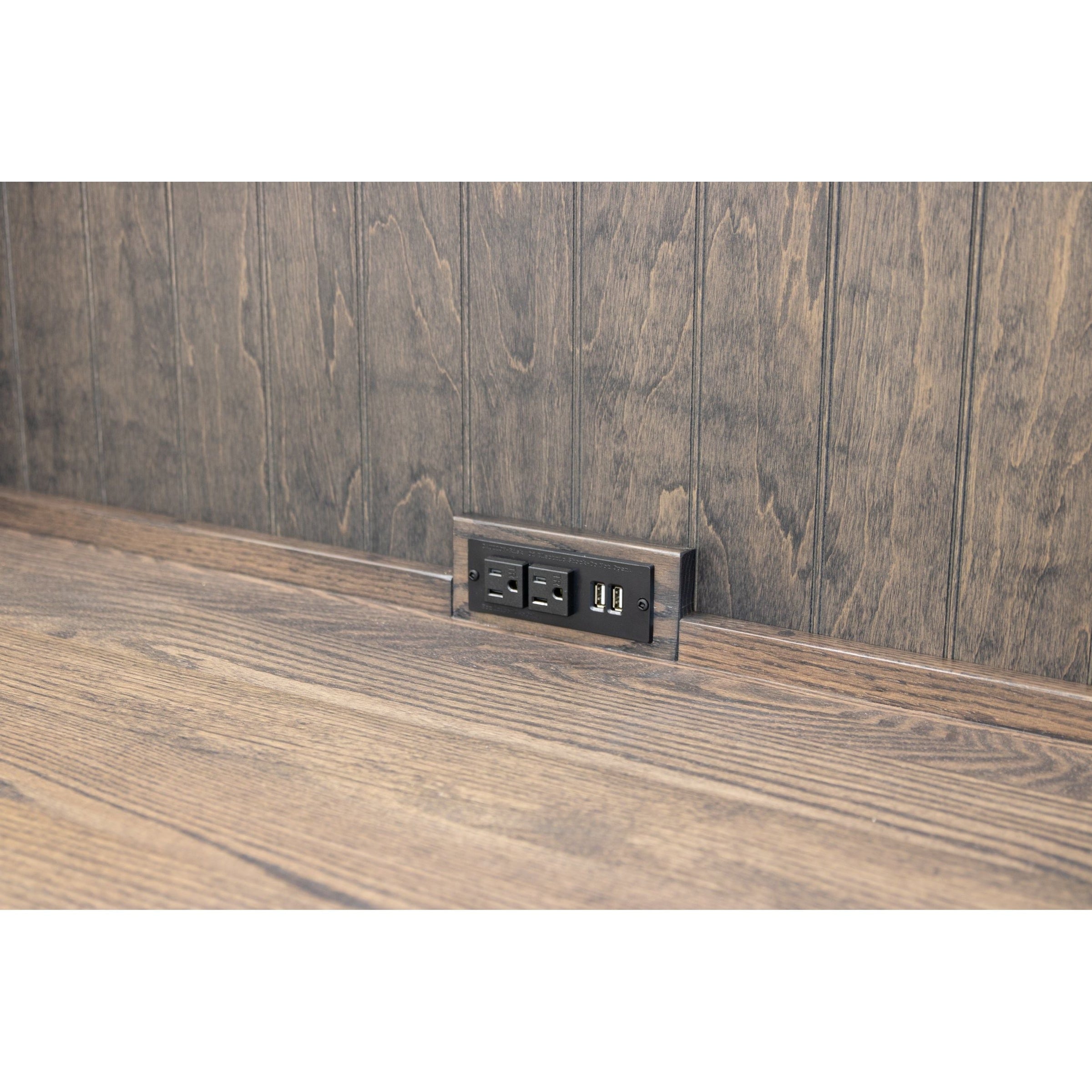 Barn Door Oak Wood Coffee Bar | SB