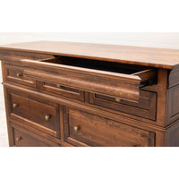 Madison Maple Wood 7-Drawer Tall Dresser | ASB