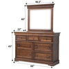Madison Amish 7-Drawer Tall Dresser