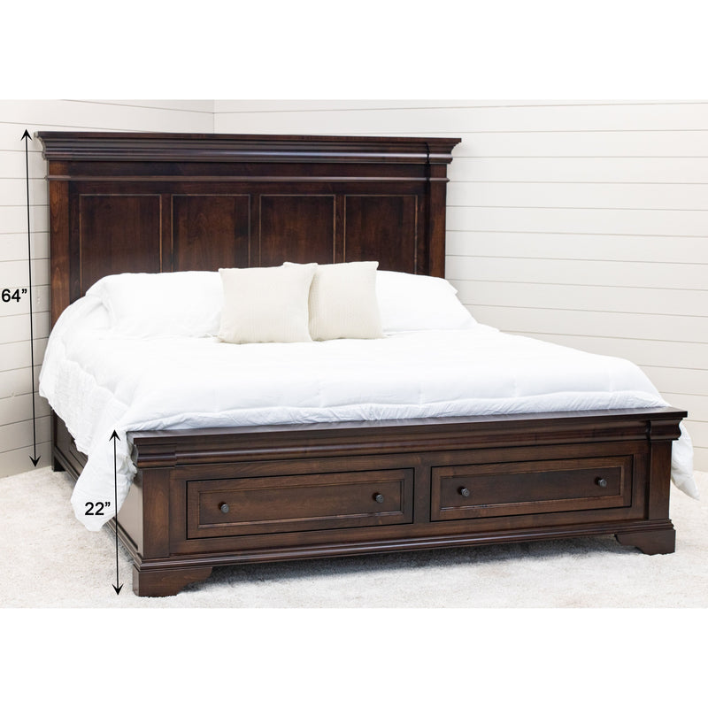 Madison Amish Storage Platform Bed