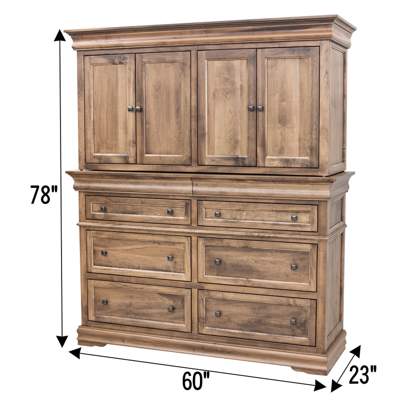 Madison Amish Mule Chest Armoire