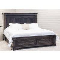 Madison Amish Storage Platform Bed