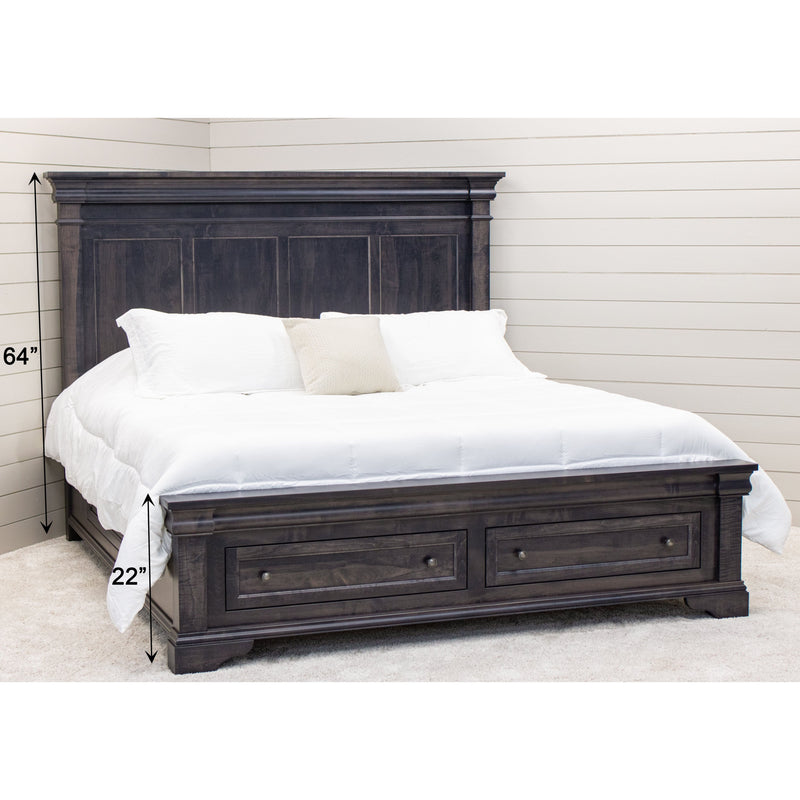 Madison Amish Storage Platform Bed