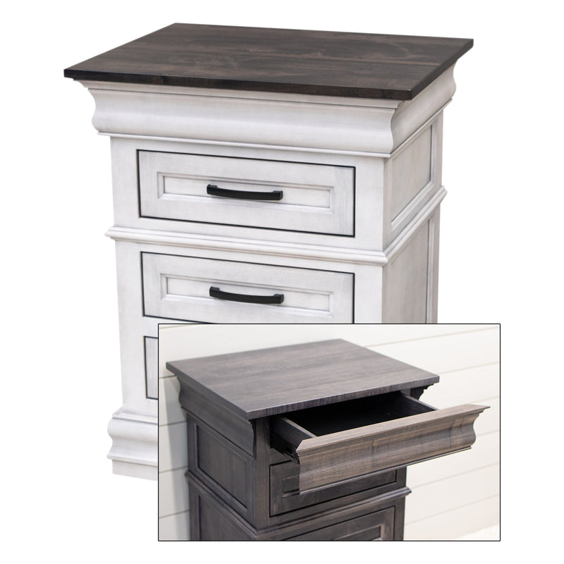 Madison Amish 3-Drawer Nightstand