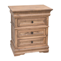 Madison Amish 3-Drawer Nightstand
