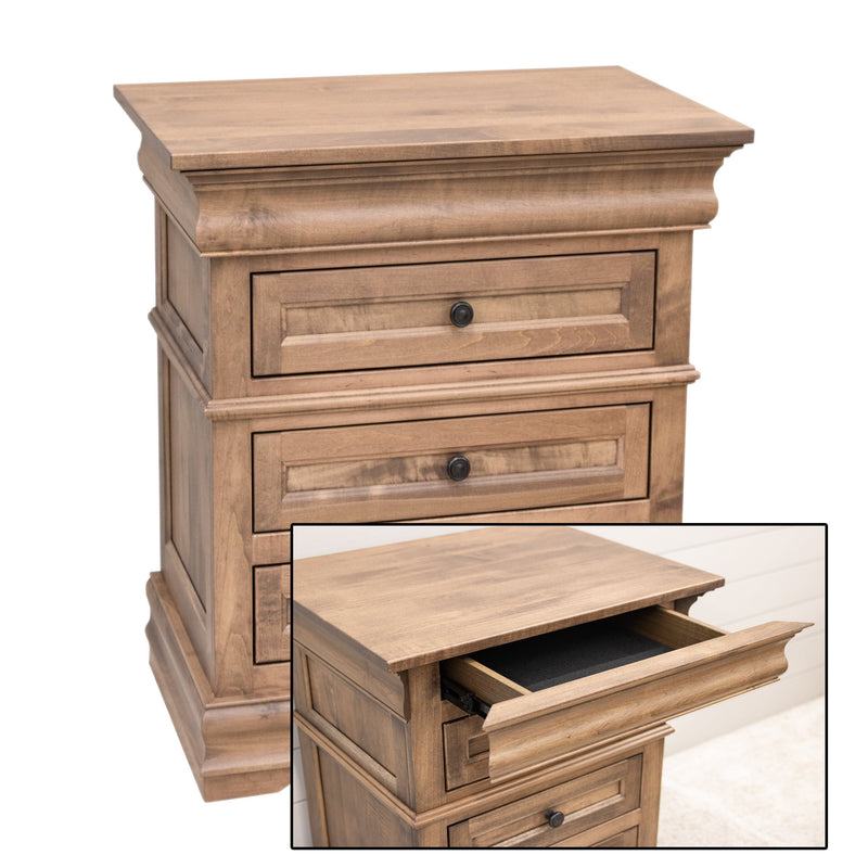 Madison Amish 3-Drawer Nightstand
