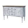 Madison Reclaimed White & Wood Buffet | TW&SP
