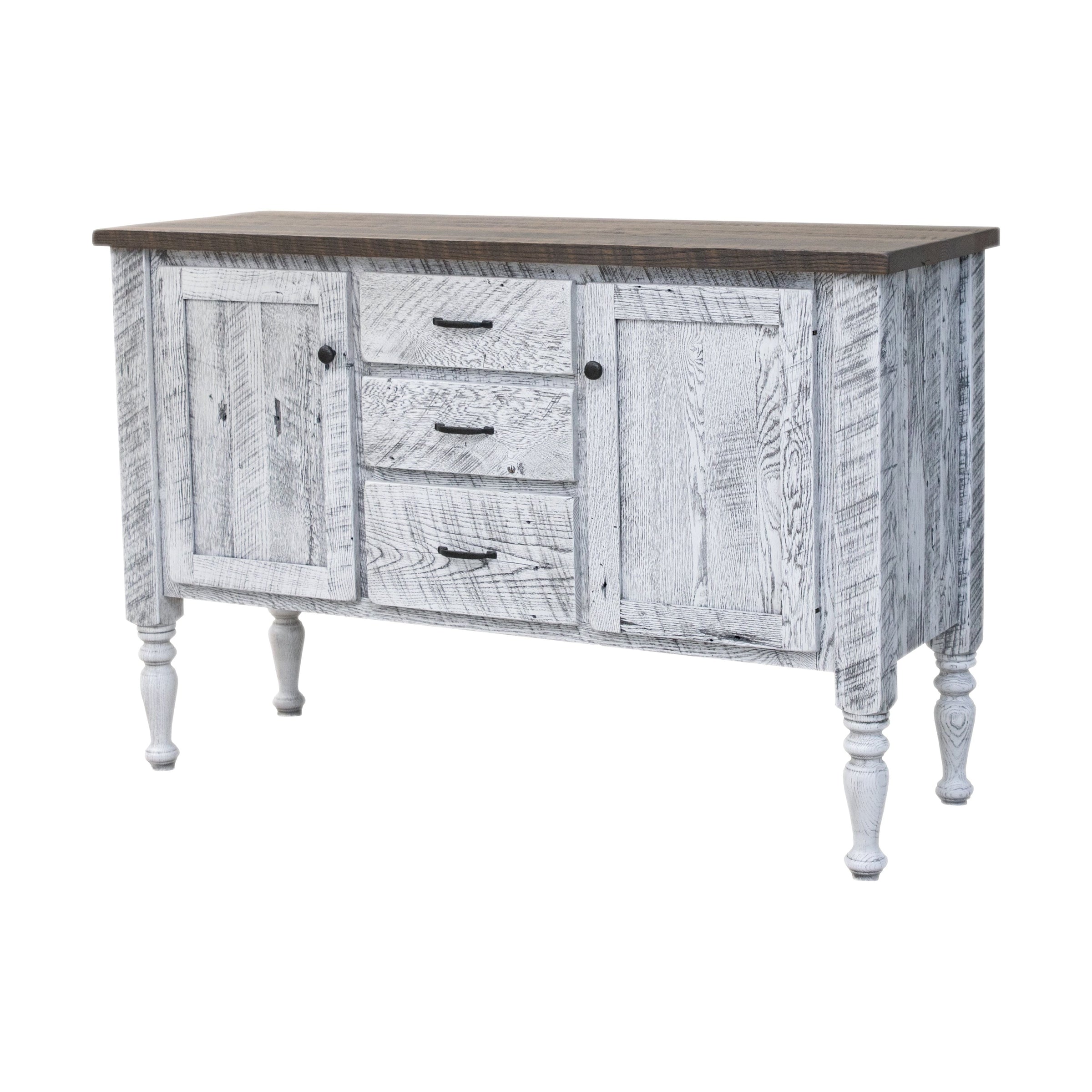 Madison Reclaimed White & Wood Buffet | TW&SP