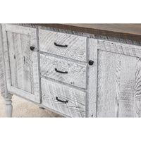 Madison Reclaimed White & Wood Buffet | TW&SP
